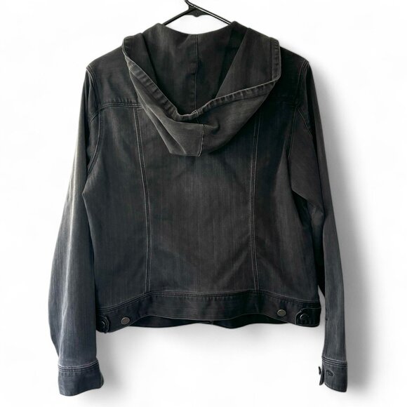 NWOT! Liverpool Los Angeles Black Denim Jacket - Picture 6 of 9